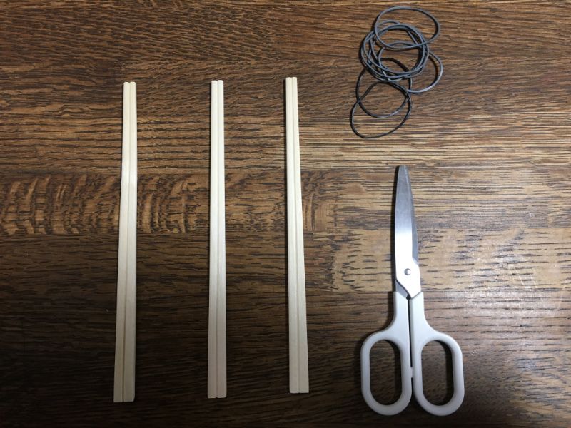 自由研究 割り箸と輪ゴムを使った鉄砲の作り方 15分でカンタン工作 チェック社長の鞆 福山活性化ブログ