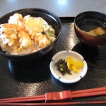 福山市鞆町のランチ・昼食「千とせの鯛茶漬け御膳と天丼」