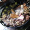 福山市鞆町でランチ・昼食「お好み焼き“のむら”の豚玉とおでん」