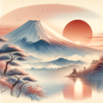 【ART 001】日本の新しい年～富士山と初日の出