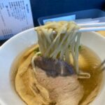 【ラーメン】福山市新市町の「麺と酒 蔵一」～塩そば（煮卵付）