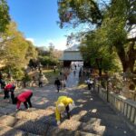 【一斉清掃】第26回沼名前神社の清掃美化活動に参加！～軽トラ市終了後も清掃