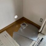 【ペレットストーブ】ストーブ撤去工事～壁穴の復旧